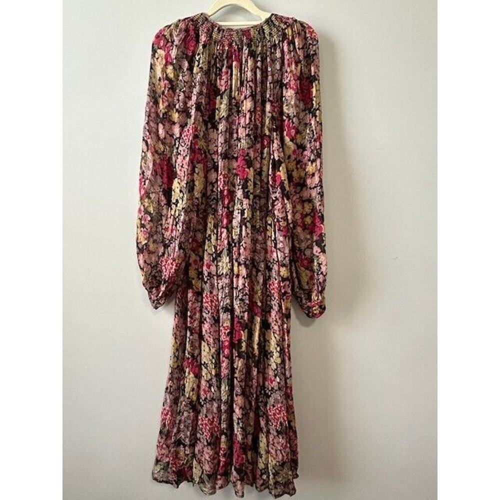 Polo by Ralph Lauren Floral Maxi Dress in Pink, Yellow and Green - Picture 8 of 10